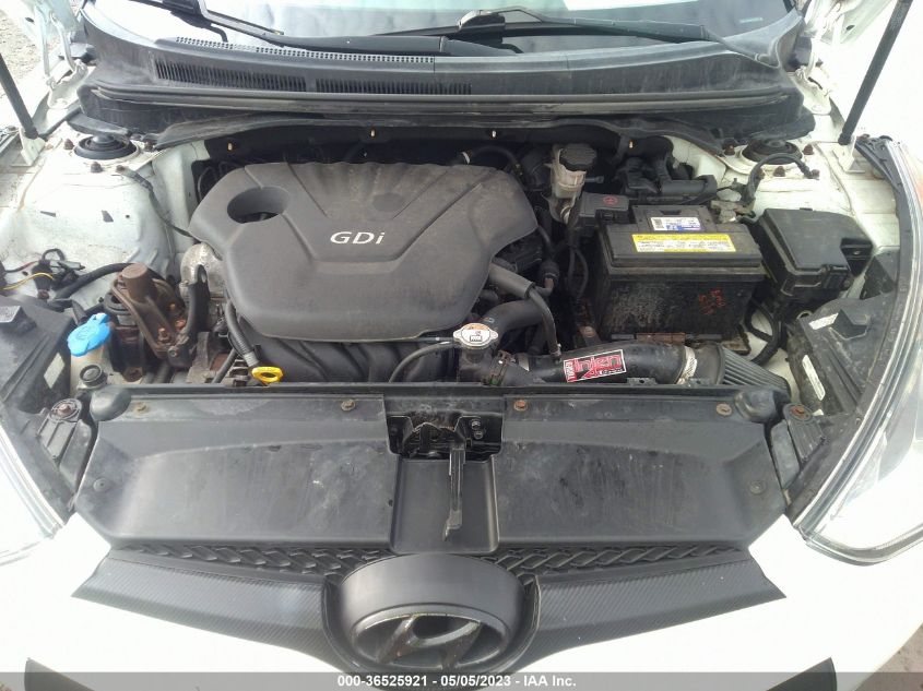 2013 HYUNDAI VELOSTER W/BLACK INT - KMHTC6AD4DU166847