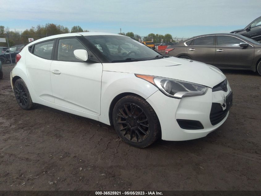 2013 HYUNDAI VELOSTER W/BLACK INT - KMHTC6AD4DU166847