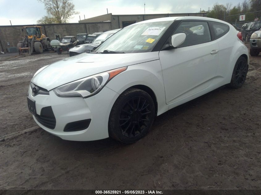 2013 HYUNDAI VELOSTER W/BLACK INT - KMHTC6AD4DU166847