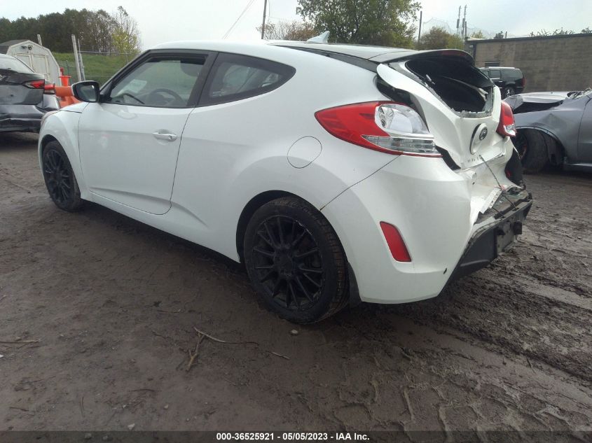 2013 HYUNDAI VELOSTER W/BLACK INT - KMHTC6AD4DU166847