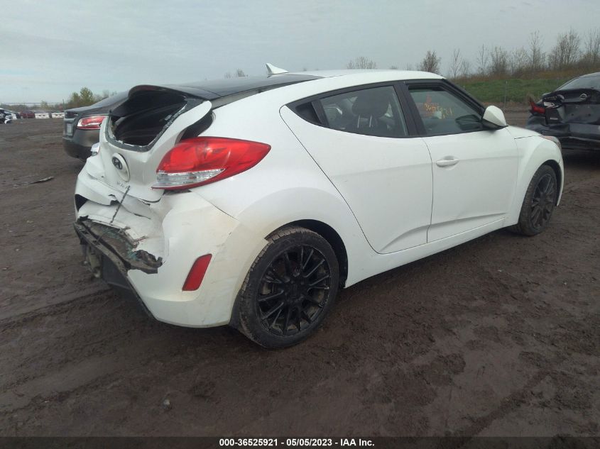 2013 HYUNDAI VELOSTER W/BLACK INT - KMHTC6AD4DU166847