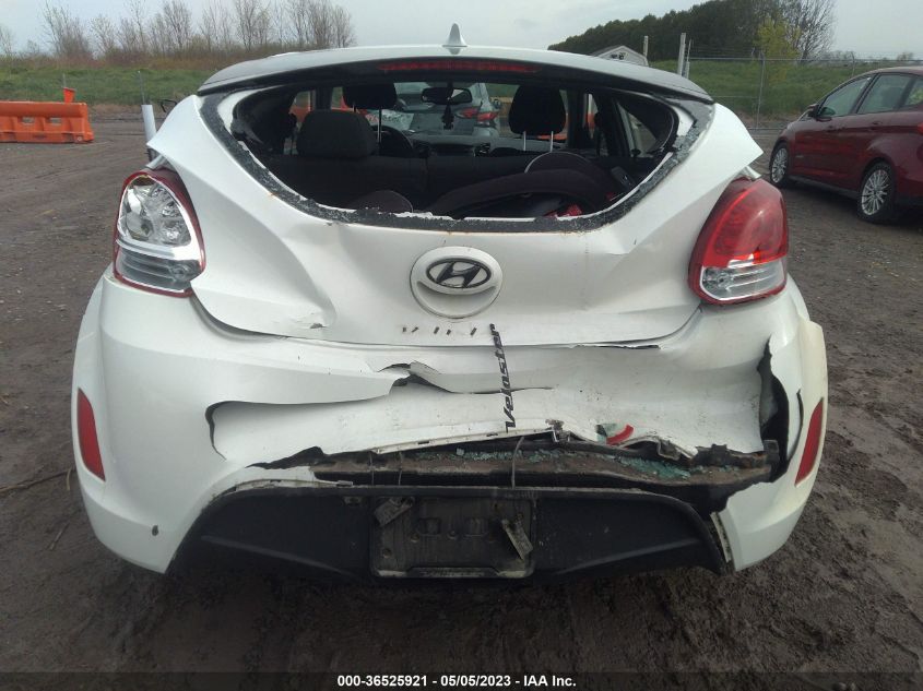 2013 HYUNDAI VELOSTER W/BLACK INT - KMHTC6AD4DU166847