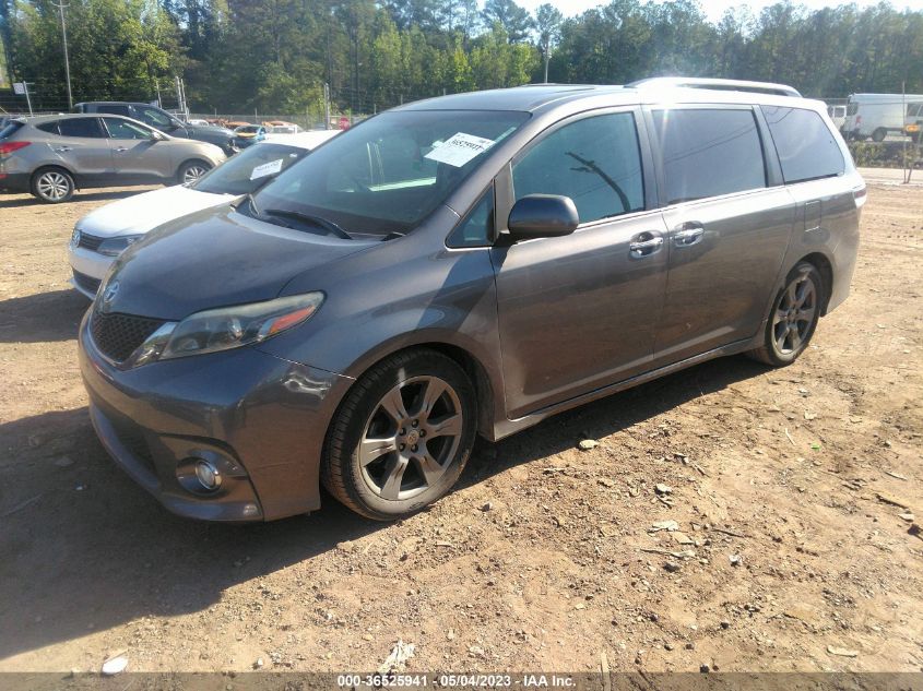 2017 TOYOTA SIENNA SE - 5TDXZ3DC8HS878214