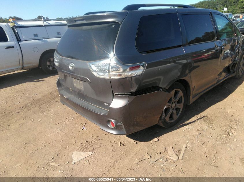 2017 TOYOTA SIENNA SE - 5TDXZ3DC8HS878214