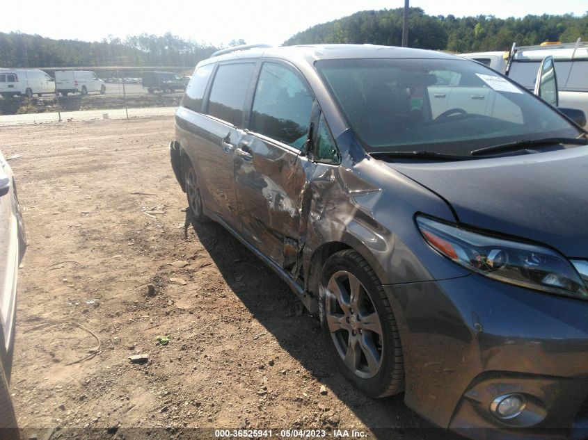 2017 TOYOTA SIENNA SE - 5TDXZ3DC8HS878214