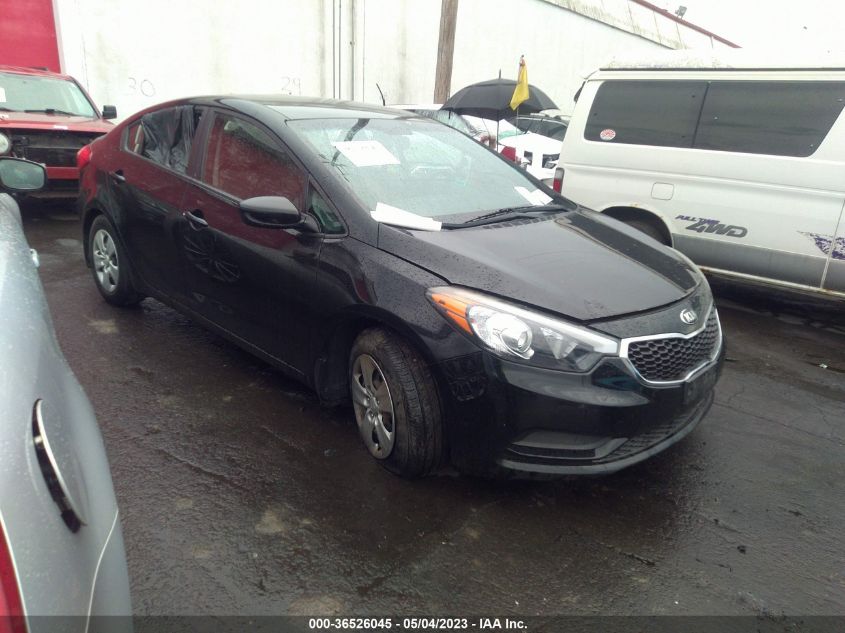 2015 KIA FORTE LX - KNAFK4A60F5379380