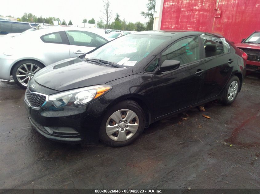 2015 KIA FORTE LX - KNAFK4A60F5379380