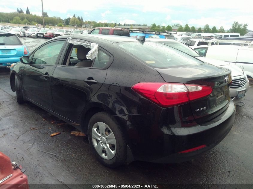 2015 KIA FORTE LX - KNAFK4A60F5379380