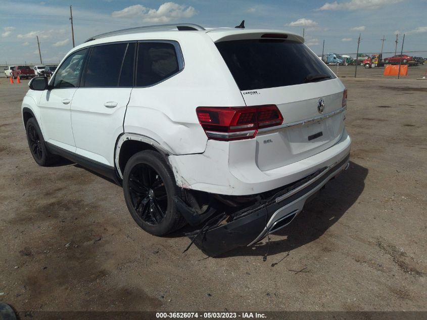 2019 VOLKSWAGEN ATLAS 3.6L V6 SEL PREMIUM - 1V2NR2CA9KC527207