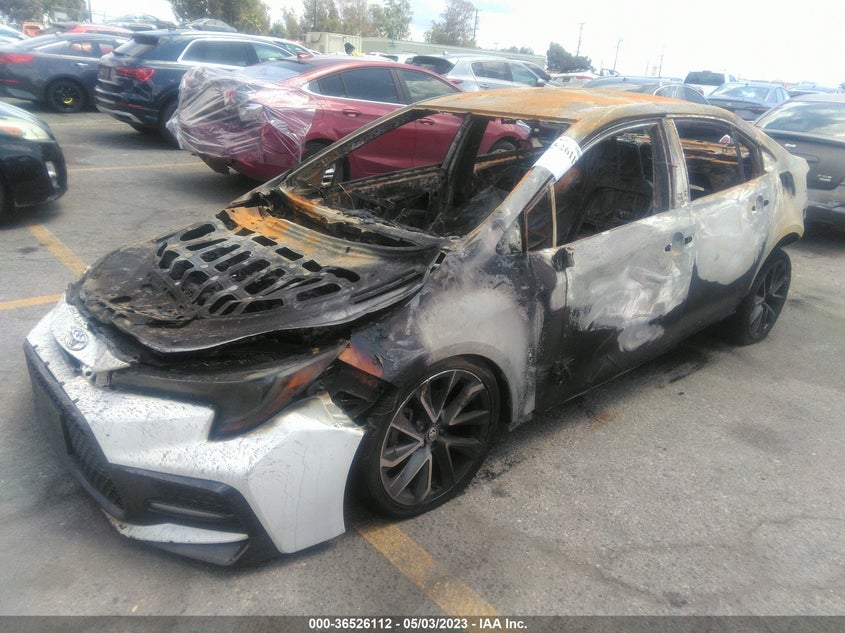 VIN 5YFS4RCEXLP034658 2020 TOYOTA COROLLA SE/NIGHTSHADE
