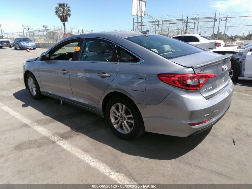 2016 HYUNDAI SONATA 2.4L SE - 5NPE24AF3GH306472