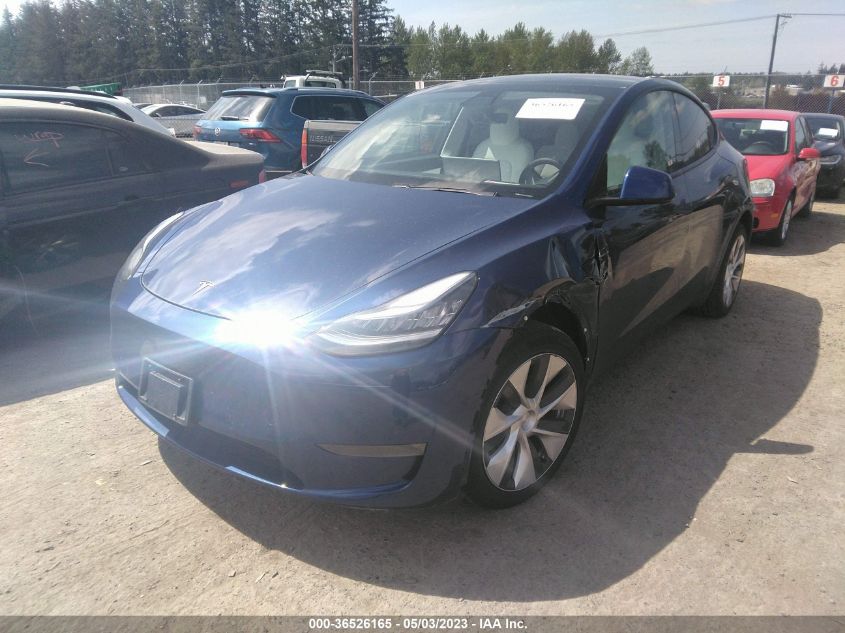 2020 TESLA MODEL Y LONG RANGE - 5YJYGDEEXLF059377