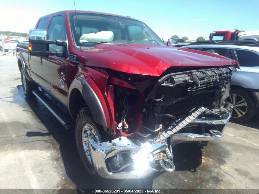 2015 FORD SUPER DUTY F-250 SRW LARIAT/PLATINUM - 1FT7W2BT4FEB28656