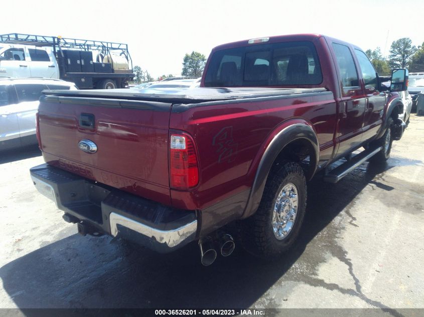 2015 FORD SUPER DUTY F-250 SRW LARIAT/PLATINUM - 1FT7W2BT4FEB28656
