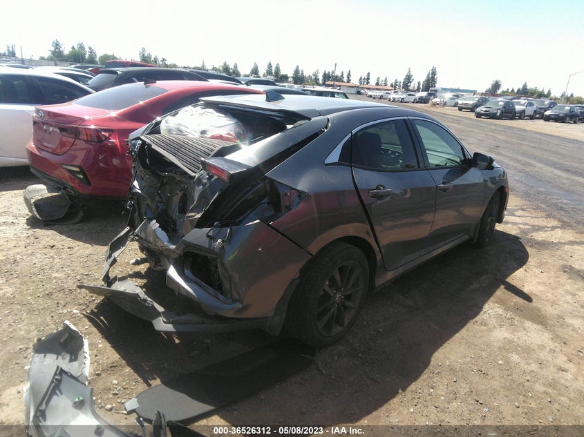 VIN SHHFK7H68MU423470 2021 HONDA CIVIC HATCHBACK EX