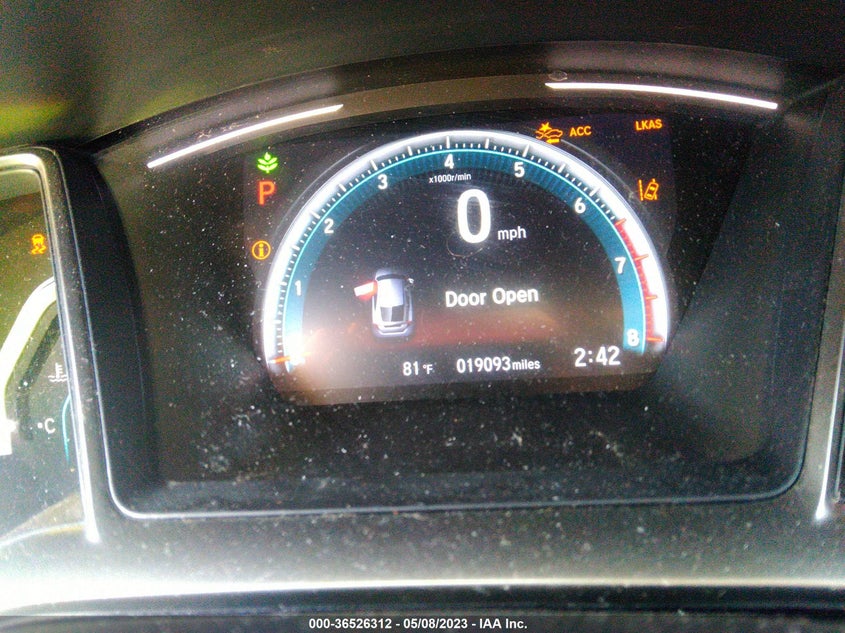 VIN SHHFK7H68MU423470 2021 HONDA CIVIC HATCHBACK EX