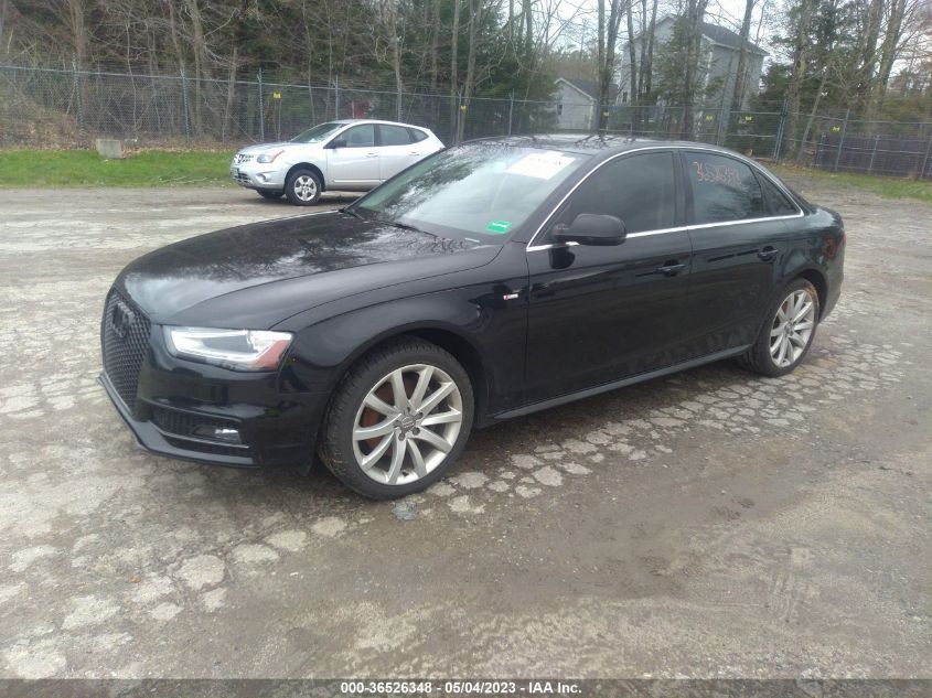 2014 AUDI A4 PREMIUM - WAUBFAFL1EN033305