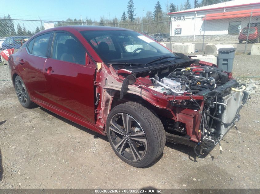 2022 NISSAN SENTRA SR - 3N1AB8DV3NY225998