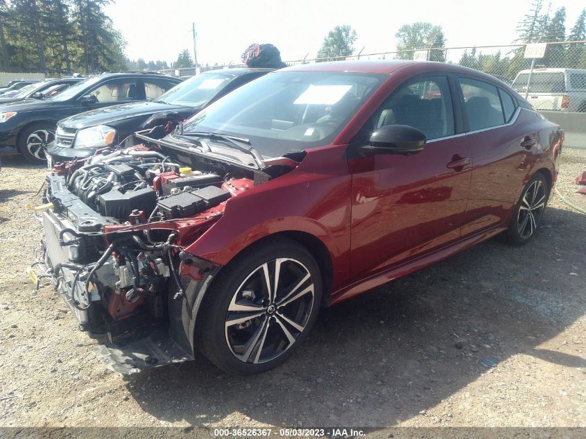 2022 NISSAN SENTRA SR - 3N1AB8DV3NY225998