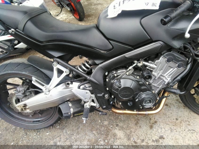 2015 HONDA CBR650 F - MLHRC7416F5100137