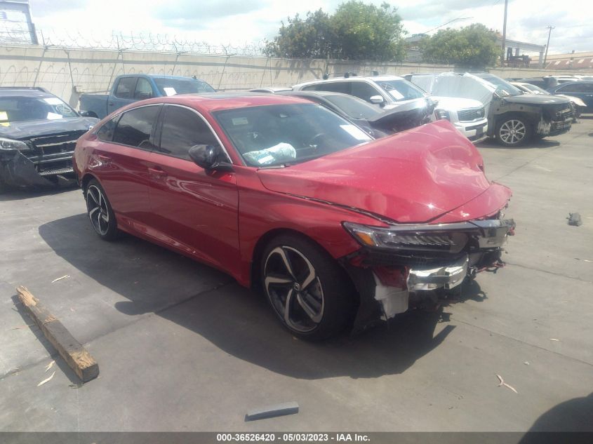 2022 HONDA ACCORD SEDAN SPORT - 1HGCV2F36NA001894