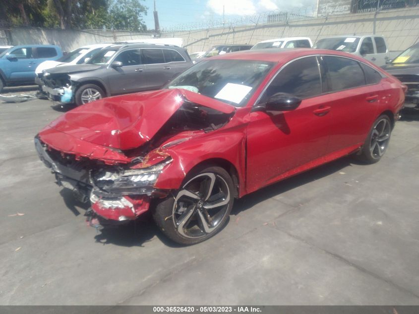 2022 HONDA ACCORD SEDAN SPORT - 1HGCV2F36NA001894