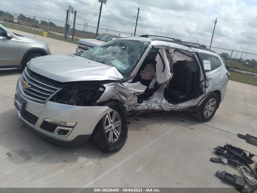 2015 CHEVROLET TRAVERSE LT - 1GNKRGKD3FJ361207