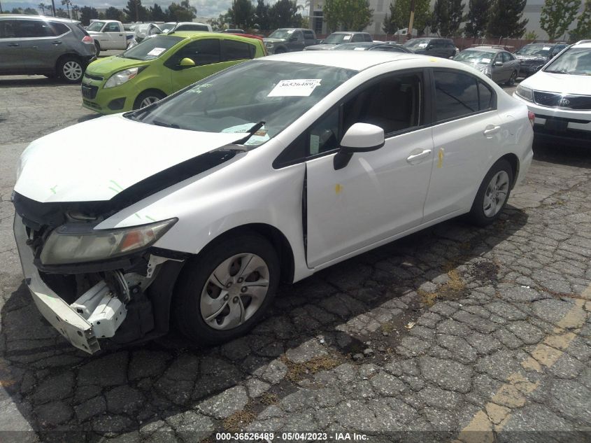 2013 HONDA CIVIC SDN LX - 19XFB2E59DE034357