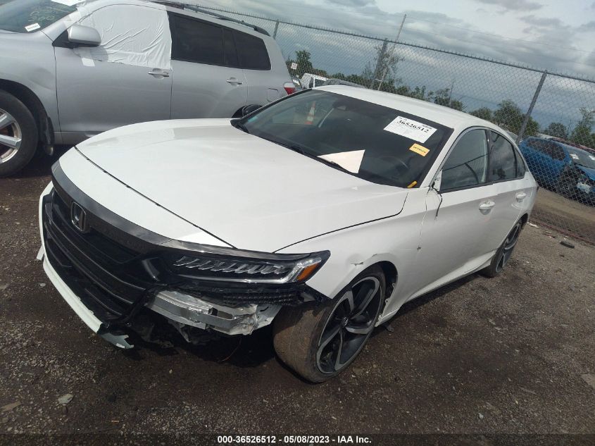 2021 HONDA ACCORD SEDAN SPORT - 1HGCV1F38MA114108