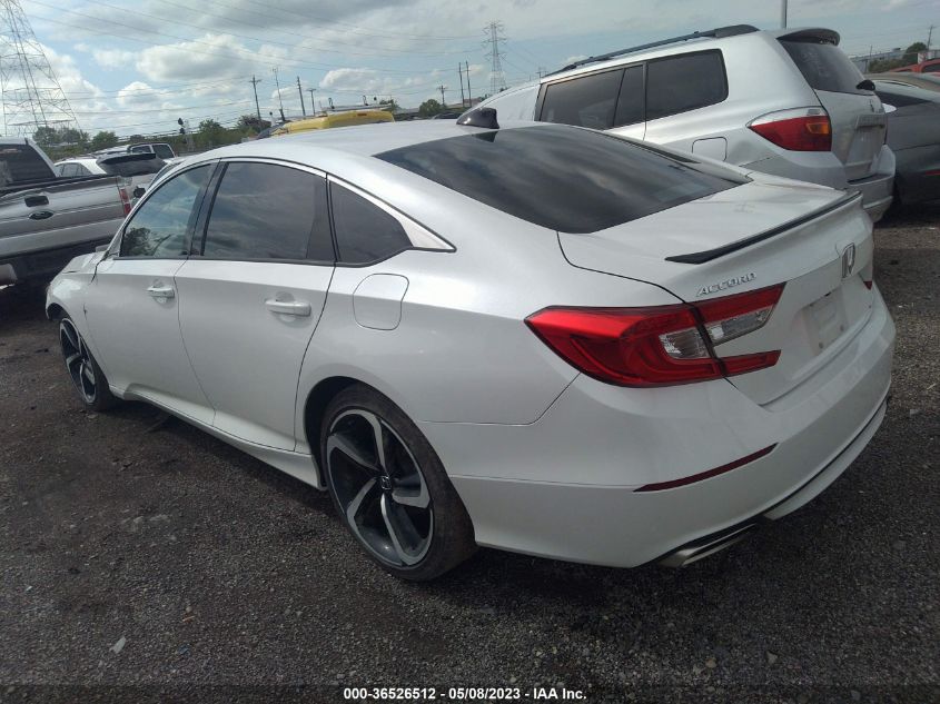 2021 HONDA ACCORD SEDAN SPORT - 1HGCV1F38MA114108