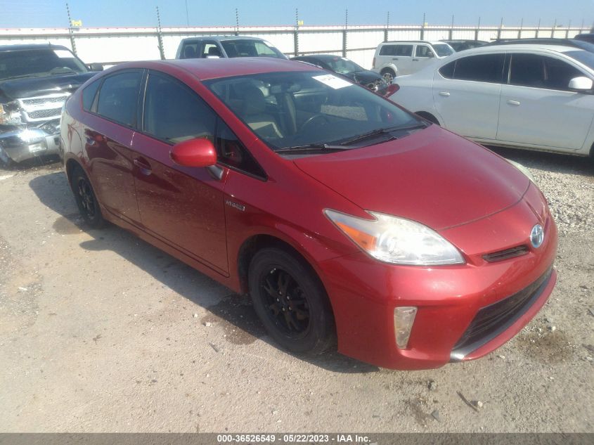 2013 TOYOTA PRIUS ONE/TWO/THREE/FOUR/FIVE - JTDKN3DUXD0347608