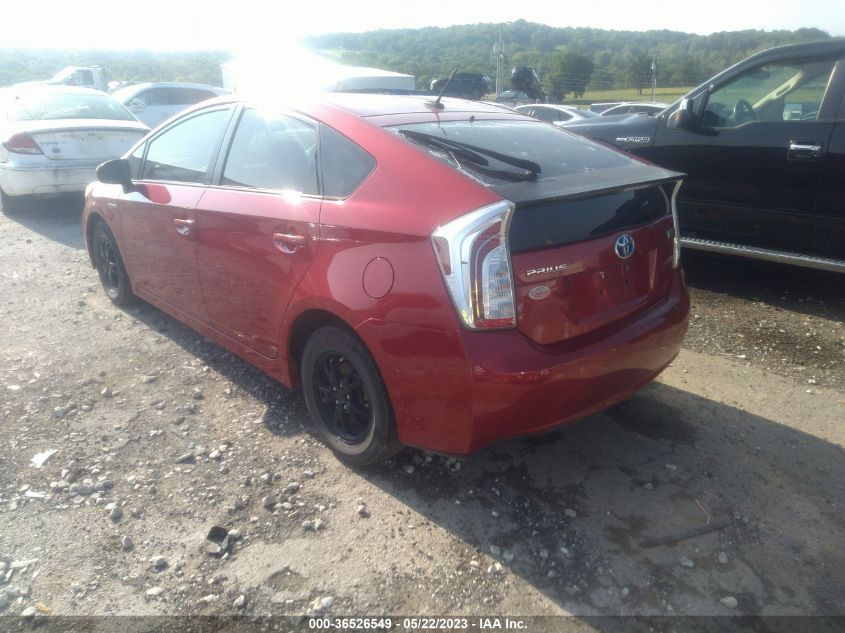 2013 TOYOTA PRIUS ONE/TWO/THREE/FOUR/FIVE - JTDKN3DUXD0347608