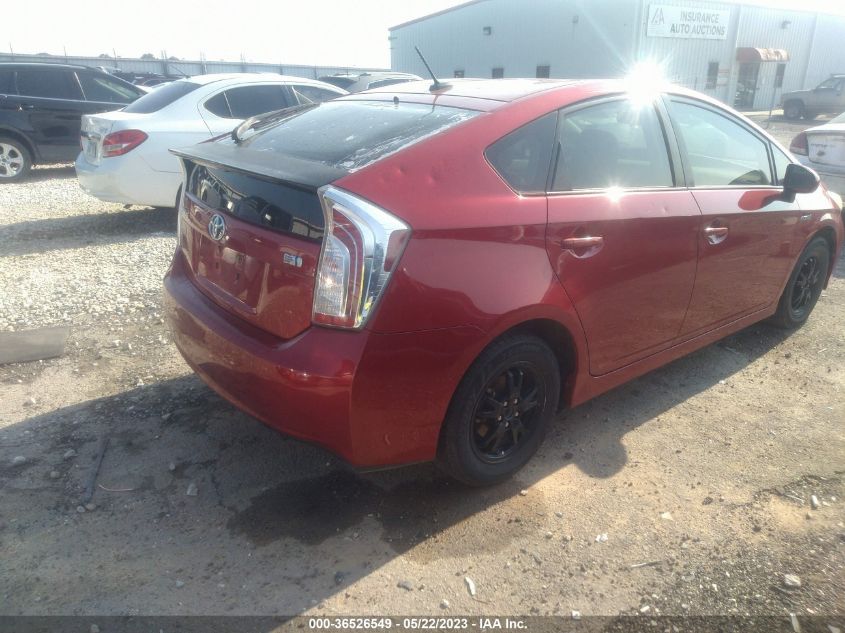 2013 TOYOTA PRIUS ONE/TWO/THREE/FOUR/FIVE - JTDKN3DUXD0347608