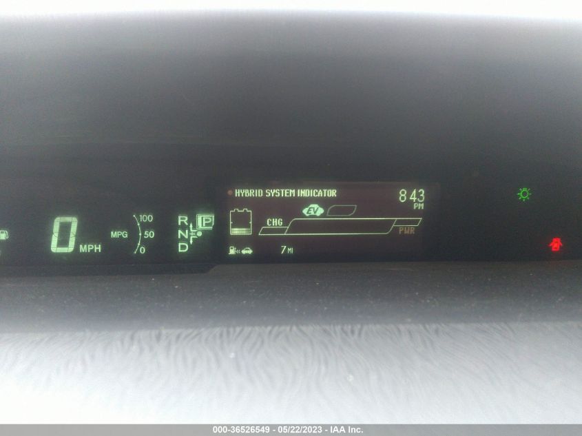 2013 TOYOTA PRIUS ONE/TWO/THREE/FOUR/FIVE - JTDKN3DUXD0347608