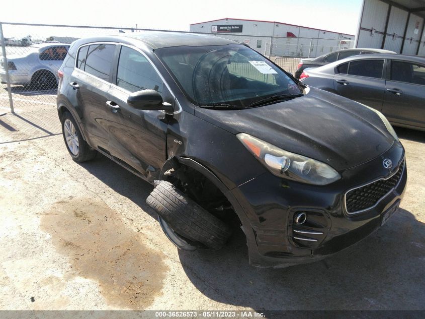 2017 KIA SPORTAGE LX - KNDPMCAC8H7227856
