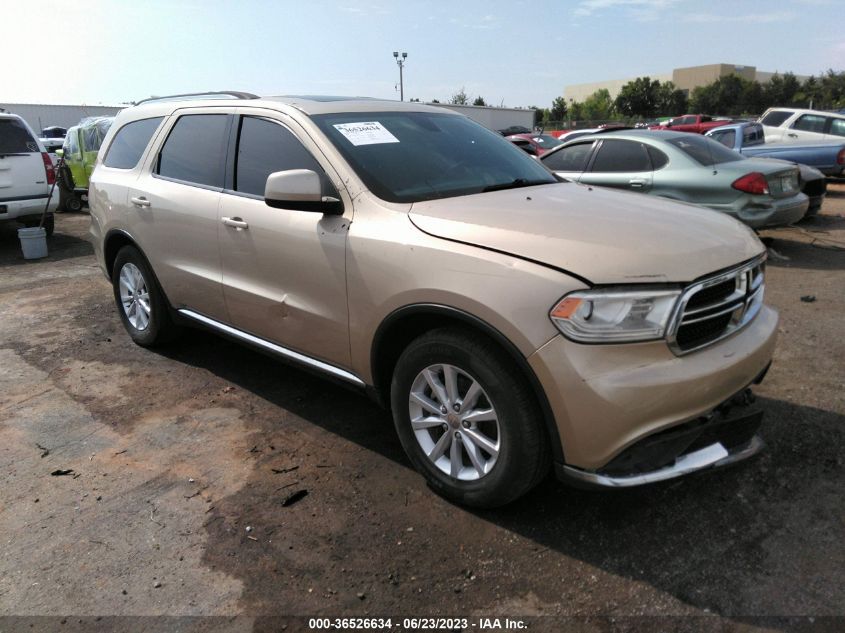 2015 DODGE DURANGO SXT - 1C4RDHAG6FC937674