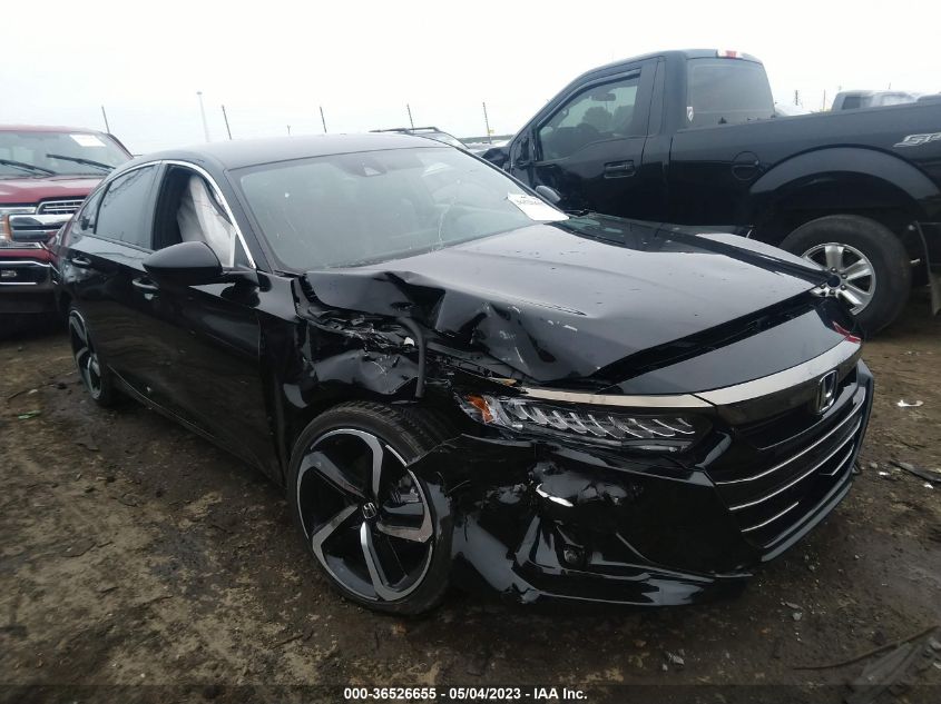 2022 HONDA ACCORD SEDAN SPORT - 1HGCV1F39NA085848