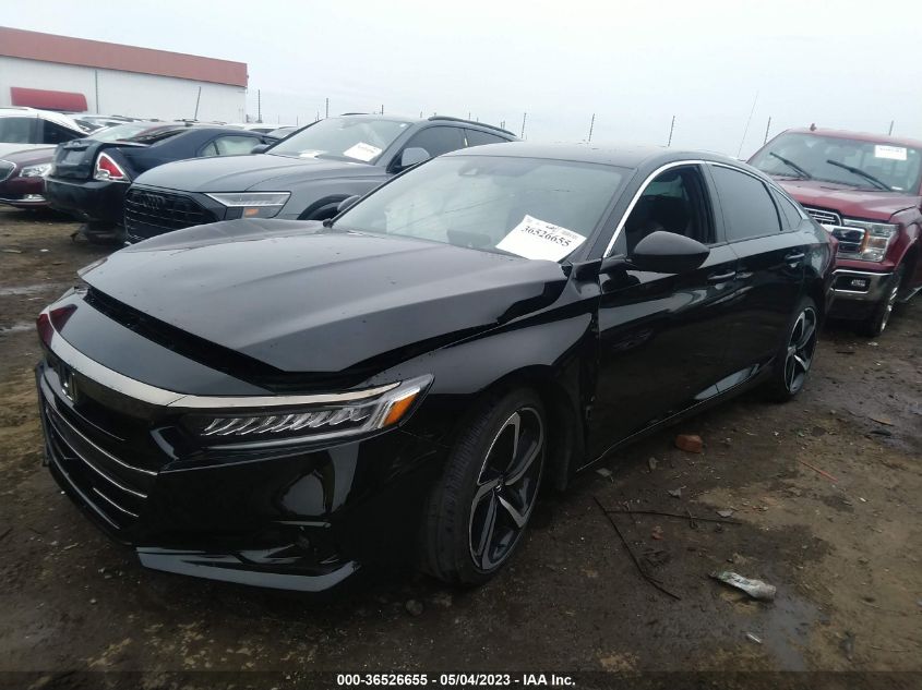 2022 HONDA ACCORD SEDAN SPORT - 1HGCV1F39NA085848