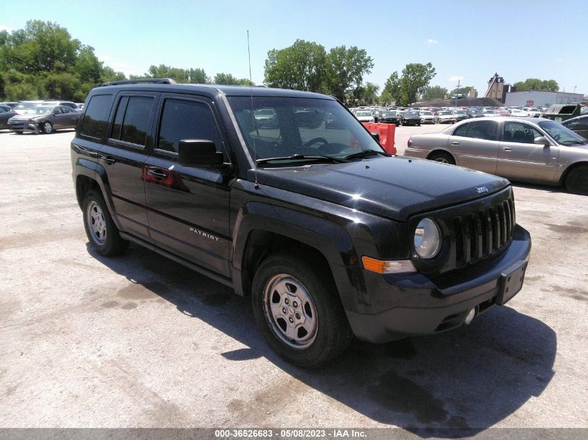 2016 JEEP PATRIOT SPORT - 1C4NJPBA4GD550757