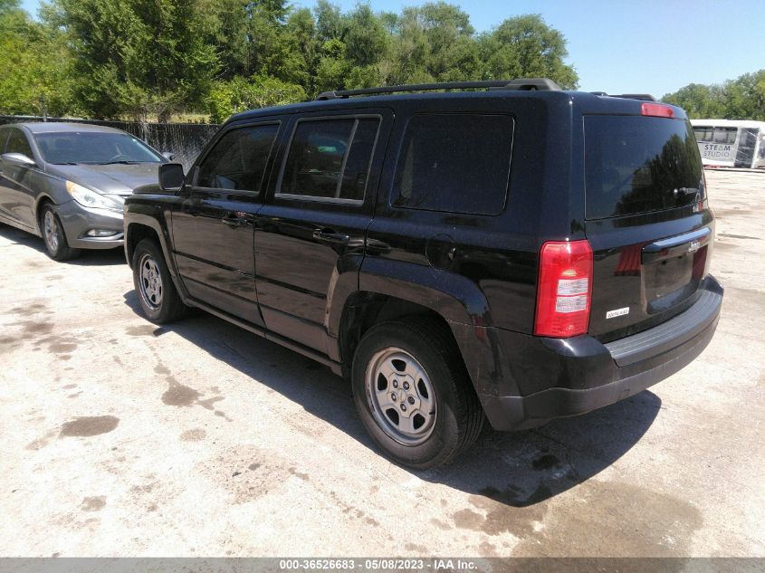 2016 JEEP PATRIOT SPORT - 1C4NJPBA4GD550757