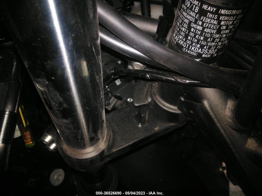 2019 KAWASAKI EX400 - JKAEXKG11KDA25302