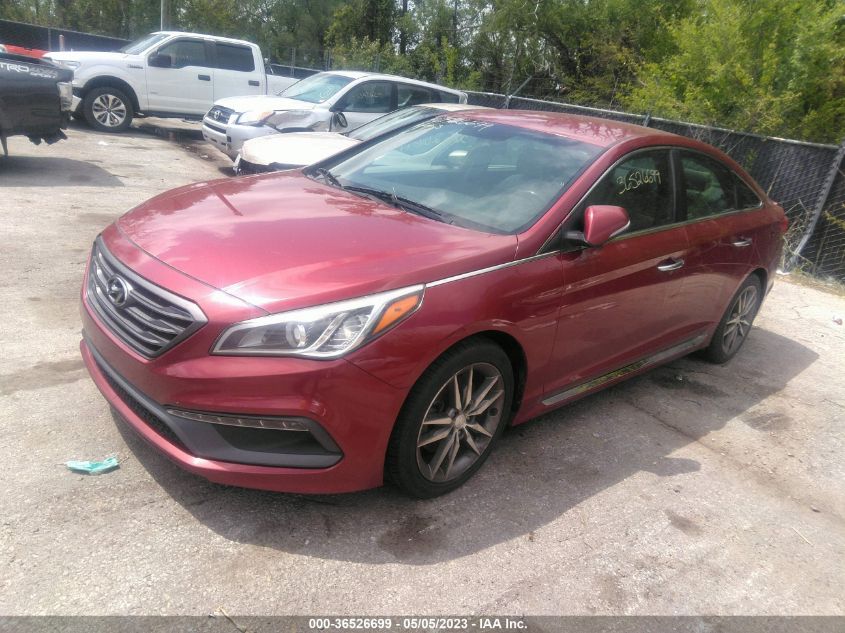 2015 HYUNDAI SONATA 2.0T SPORT - 5NPE34AB5FH050201