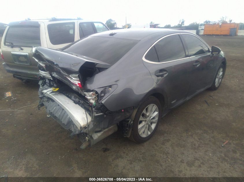 2014 LEXUS ES 300H HYBRID JTHBW1GGXE2048504