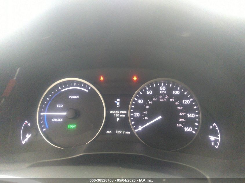 2014 LEXUS ES 300H HYBRID JTHBW1GGXE2048504
