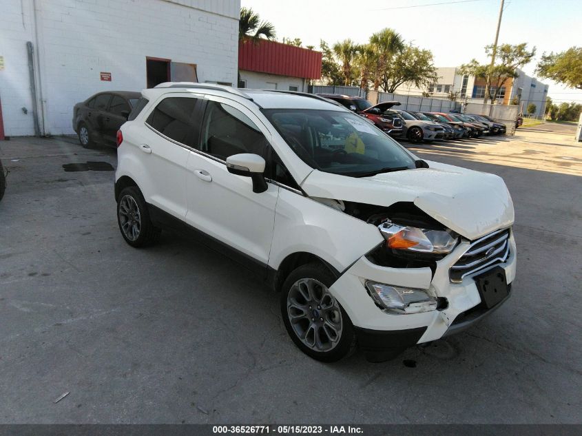 2020 FORD ECOSPORT TITANIUM - MAJ6S3KL7LC344754