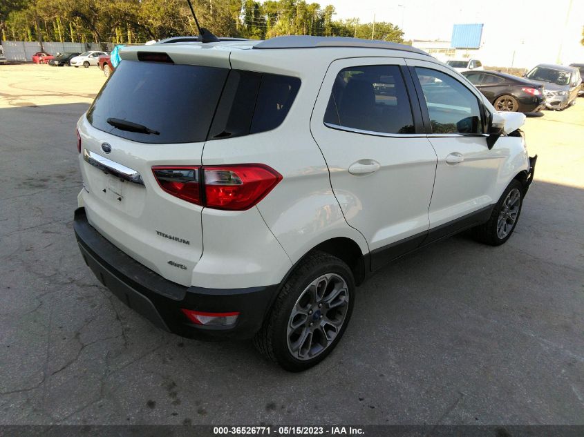 2020 FORD ECOSPORT TITANIUM - MAJ6S3KL7LC344754