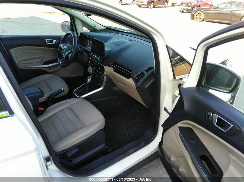 2020 FORD ECOSPORT TITANIUM - MAJ6S3KL7LC344754