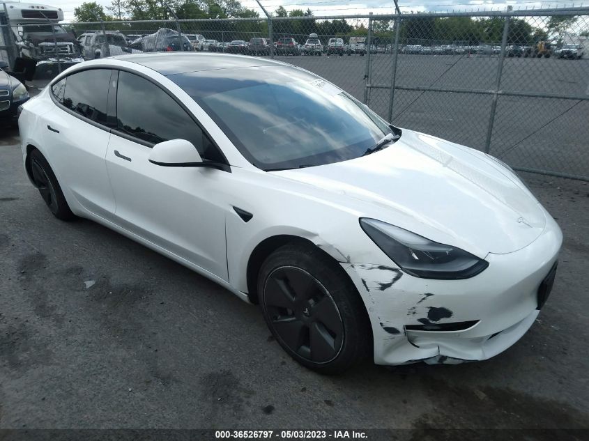 2022 TESLA MODEL 3 LONG RANGE - 5YJ3E1EB3NF106966