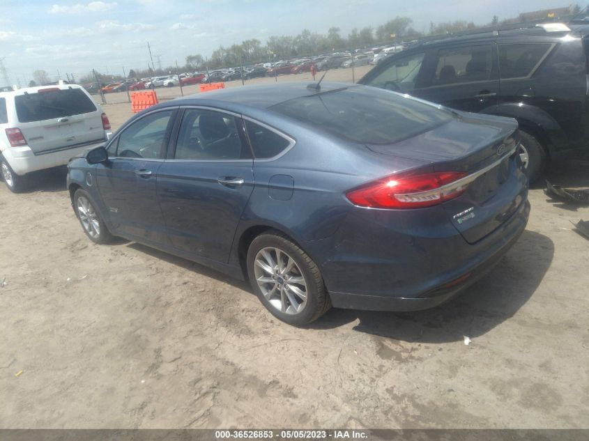 2018 FORD FUSION ENERGI SE - 3FA6P0PU9JR190869