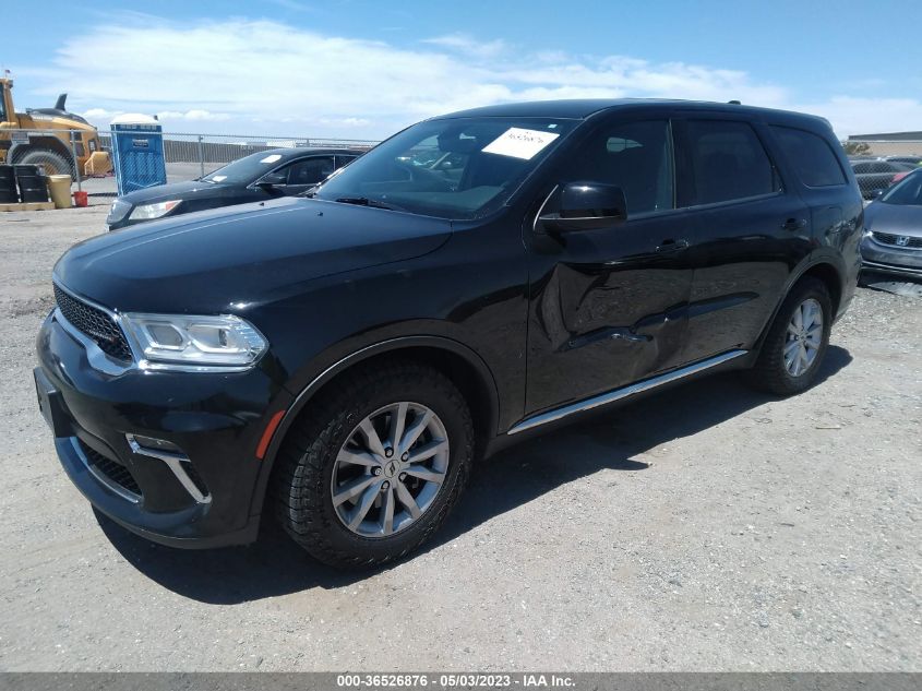 2021 DODGE DURANGO SXT - 1C4RDHAG3MC519036